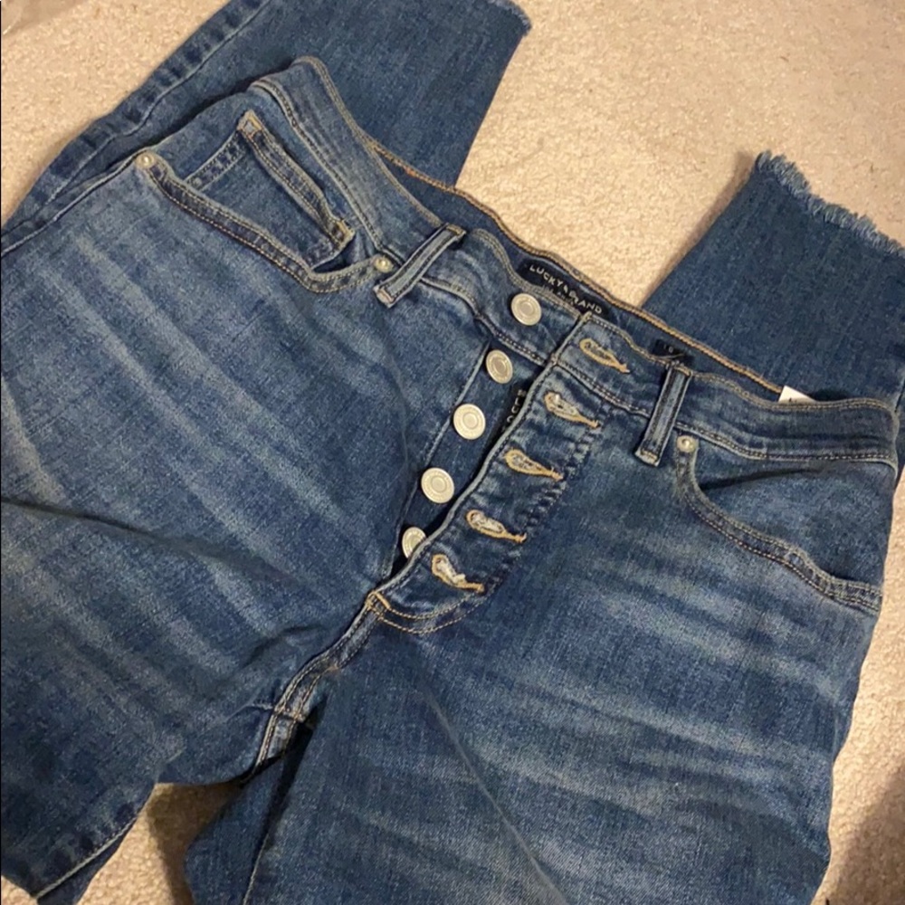 Lucky brand button fly jeans